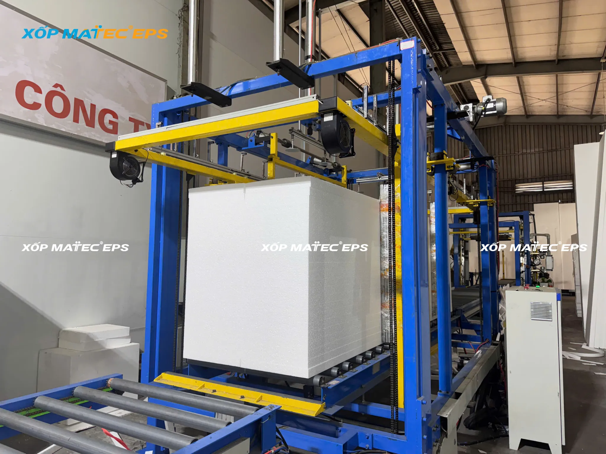 Dây chuyền cắt xốp hiện đại